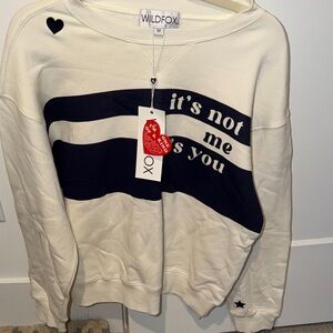 Wildfox sweatshirt NWT size medium
